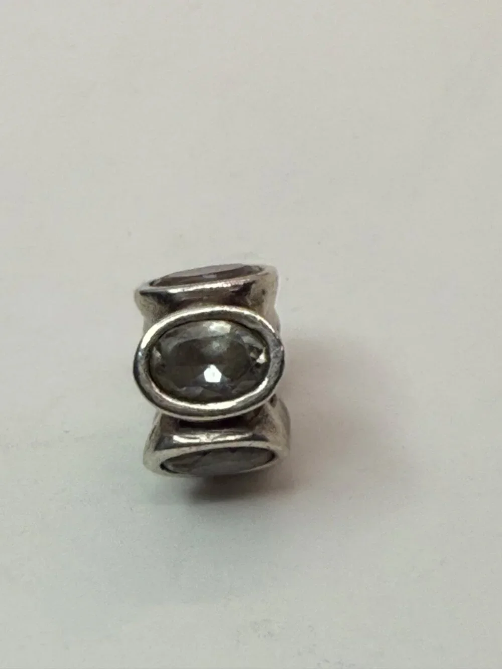 Pandora Retired Clear Oval Lights CZ Sterling Silver Charm 790311CZ
